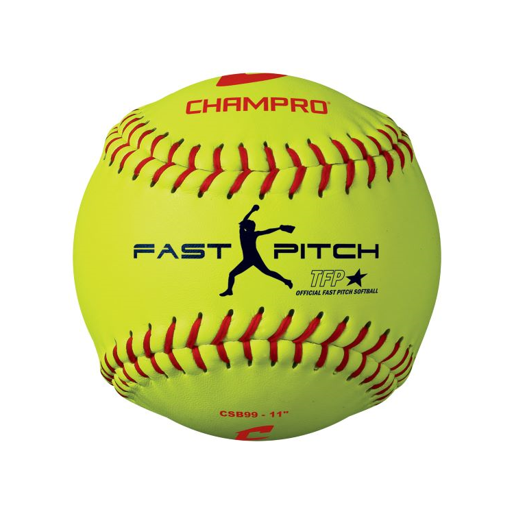 Champro Practice 11" Fastpitch Softball - Leather Cover - CSB99