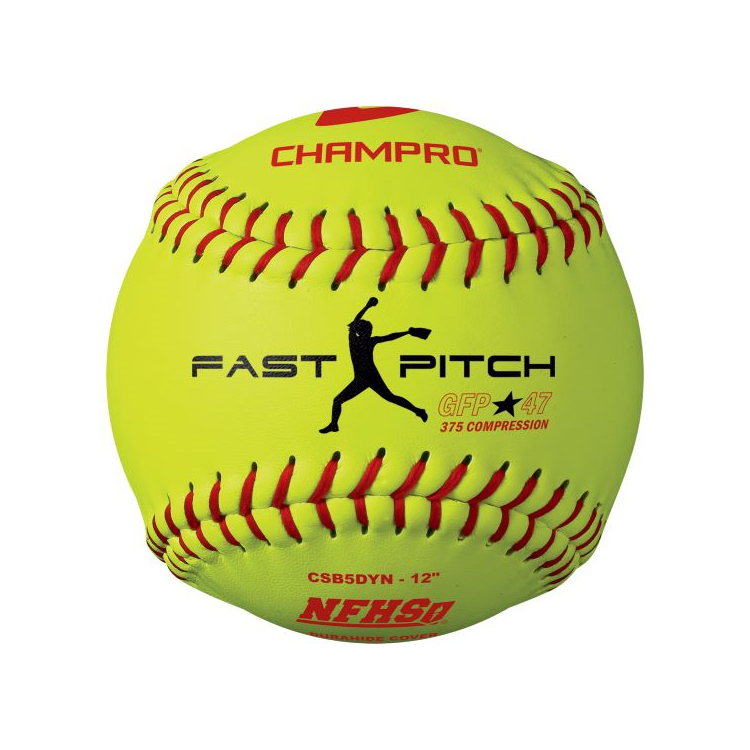 Champro NFHS 12" Fastpitch Softball - Durahide Cover - CSB5DYN